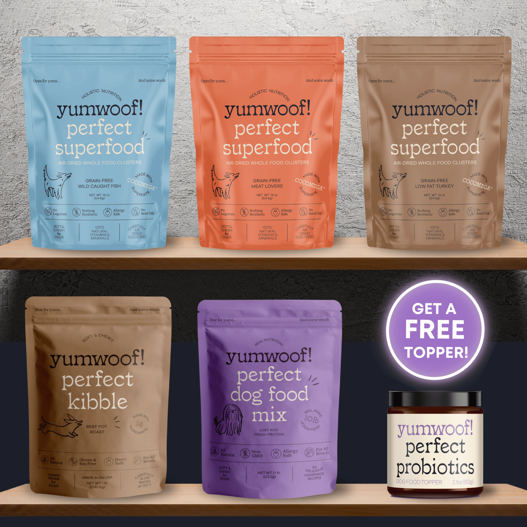 Picky Eater Starter Pack | Dog Food with Many Flavors & Proteins